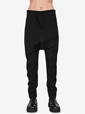 Low-rise Drop Crotch Pants