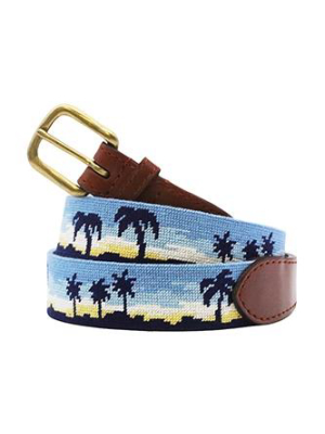 Oasis Needlepoint Belt