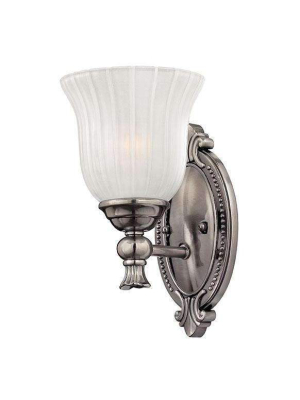 Bath Francoise Bath Sconce Polished Antique Nickel