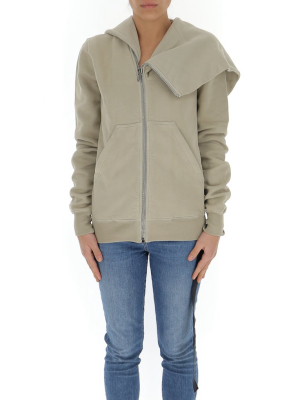 Rick Owens Drkshdw Asymmetric Hooded Jacket