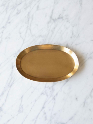 Oval Brass Tray - Small