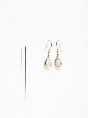 Opal Pendant Earrings