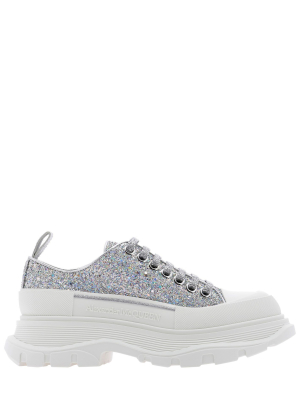 Alexander Mcqueen Tread Slick Glitter Sneakers