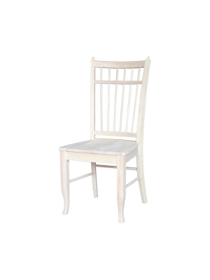 Set Of 2 Birdcage Dining Chair Wood/ready To Finish - International Concepts