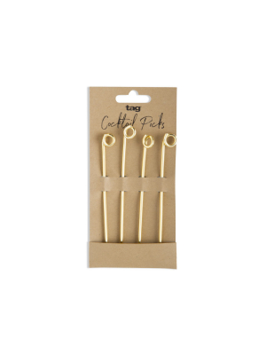 Tag Knot Cocktail Pick Set Of 4