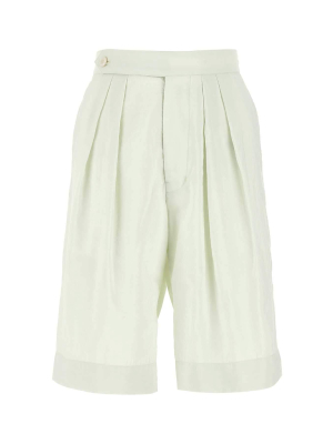 Moncler 1952 Pleated Knee-length Shorts