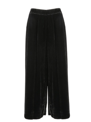 P.a.r.o.s.h. Velvet Wide Leg Trousers