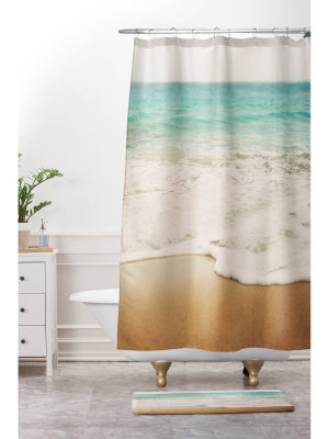 Bree Madden Ombre Beach Shower Curtain Buff Beige - Deny Designs