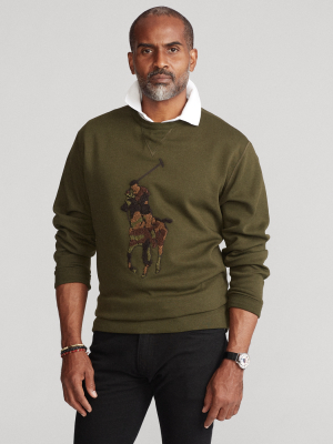 Camo Big Pony Double-knit Sweatshirt