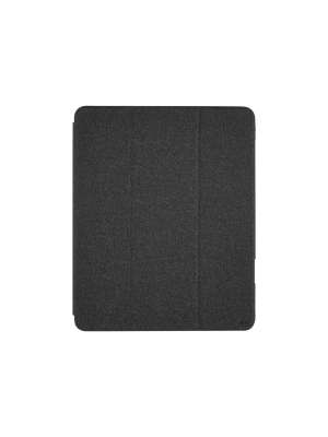 Case-mate Ipad Pro 11" 2020-4th Generation Grey Fabric Folio Cases W/ Pencil Holder Slot