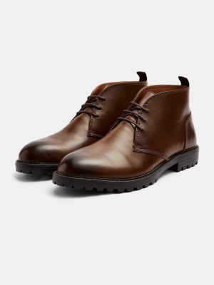 Brown Smart Chukka Ayden Boots