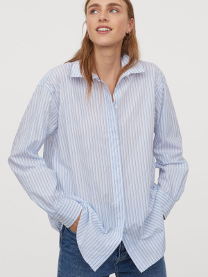 Oversized Cotton Shirt