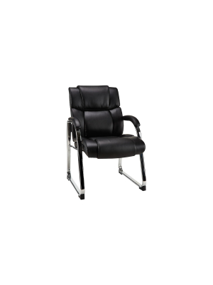 Staples Sonada Bonded Leather Guest Chair 28364