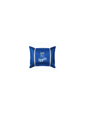 Mlb Pillow Sham Baseball Team Logo Bedding Accessory - Kansas City Royals..