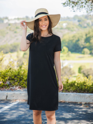 Heather Pocket Dress - Black