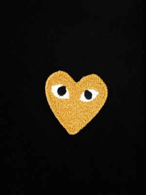 Comme Des Garçons Play Logo Embroidered T-shirt