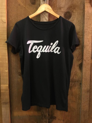 Tequila Womens Tee Blk/white