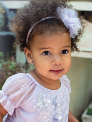 Gardenia Headband - French Silver