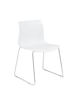 Guest Chair White - Boss Office Products