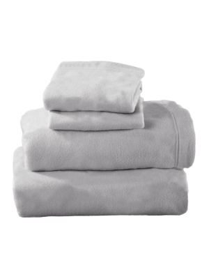 Home Fashion Designs Maya Solid Fleece Sheet Set