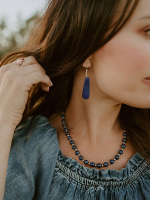 Angie Earrings | Blue Lapis