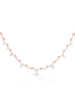 14kt Rose Gold Diamond Clara Necklace