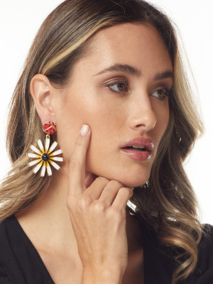 Daisy & Ladybug Earring