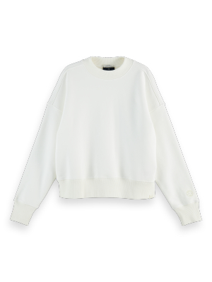 Cotton-blend Crew-neck Sweater