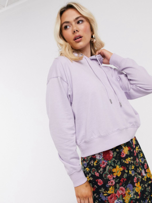 New Look Hoodie In Lilac