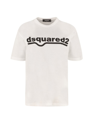 Dsquared2 Logo Print Crewneck T-shirt