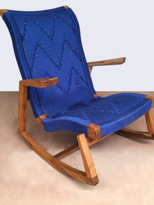 Amador Solid Manila Rocking Chair