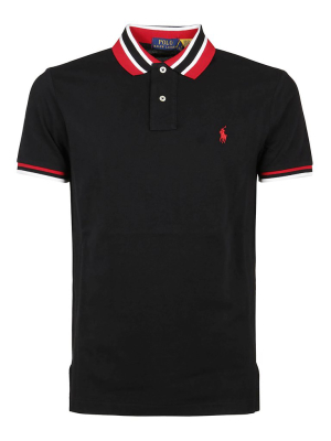 Polo Ralph Lauren Stripe-trimmed Polo Shirt