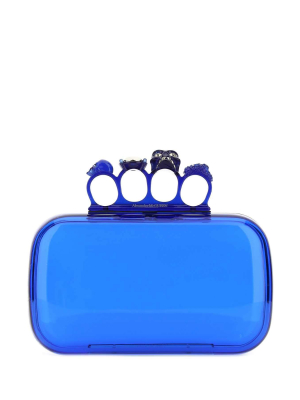 Alexander Mcqueen Skull Ring Clutch Bag