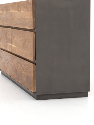 Holland Large Dresser - Dark Smoked Oak