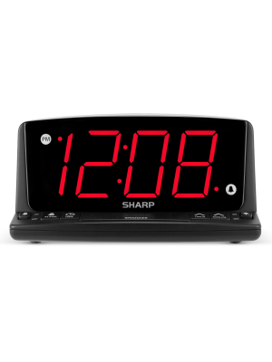 Sharp Led Night Light Alarm Clock