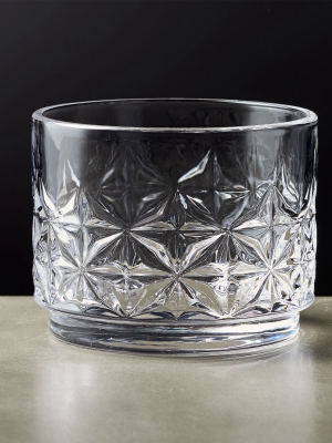 Mars Clear Stacking Double Old-fashioned Glass