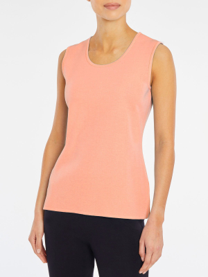 Petite Classic Knit Tank Top, Tart