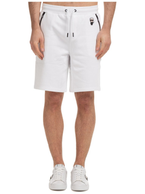 Karl Lagerfeld Logo Patch Drawstring Shorts