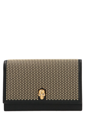 Alexander Mcqueen Skull Studded Crossbody Bag