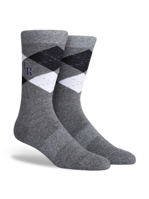 Mlb Colorado Rockies Case Dress Socks