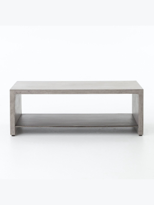 Hugo Coffee Table In Dark Grey