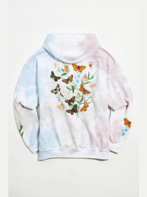 Butterfly Tie-dye Hoodie Sweatshirt