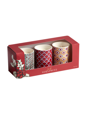 Holiday Candle Set Of Three