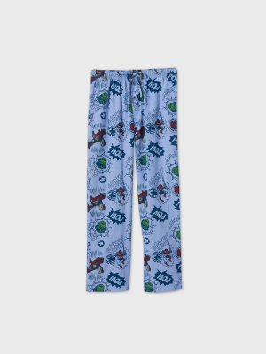 Men's Marvel Avengers Pajama Pants - Turquoise