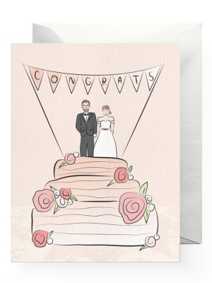 Bd Greeting Cards, Wedding Bride & Groom