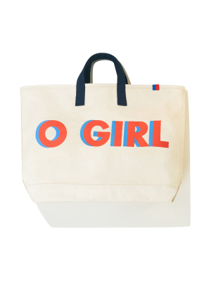 The O Girl Tote - Canvas