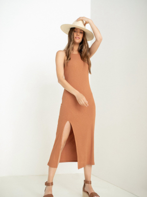 Palisades Rib Midi Dress