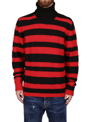 Diesel K-brenton Striped Turtleneck Jumper