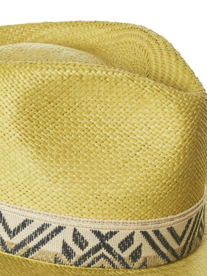 Creased Straw Hat (nativ-straw-yellow)