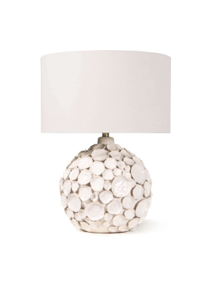 Coastal Living Lucia Ceramic Table Lamp (white)